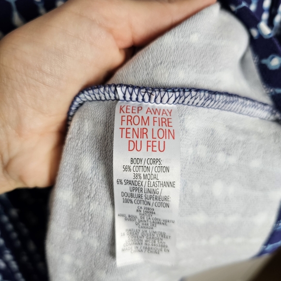 Hatley Blue Long Sleeve Dress Small NWT - Picture 8 of 10